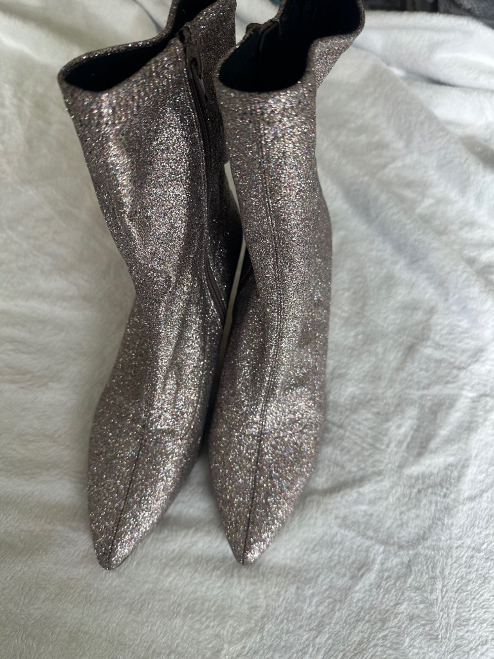 Glitter Stiletto Boots